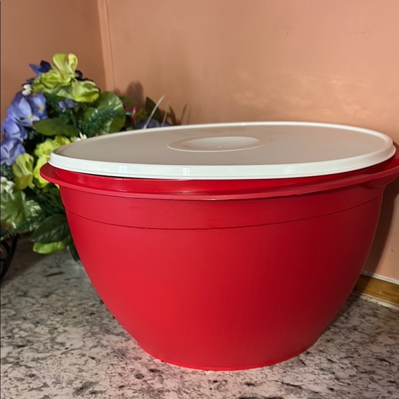 Tupperware new Other - Red Food Storage Bowl with Lid